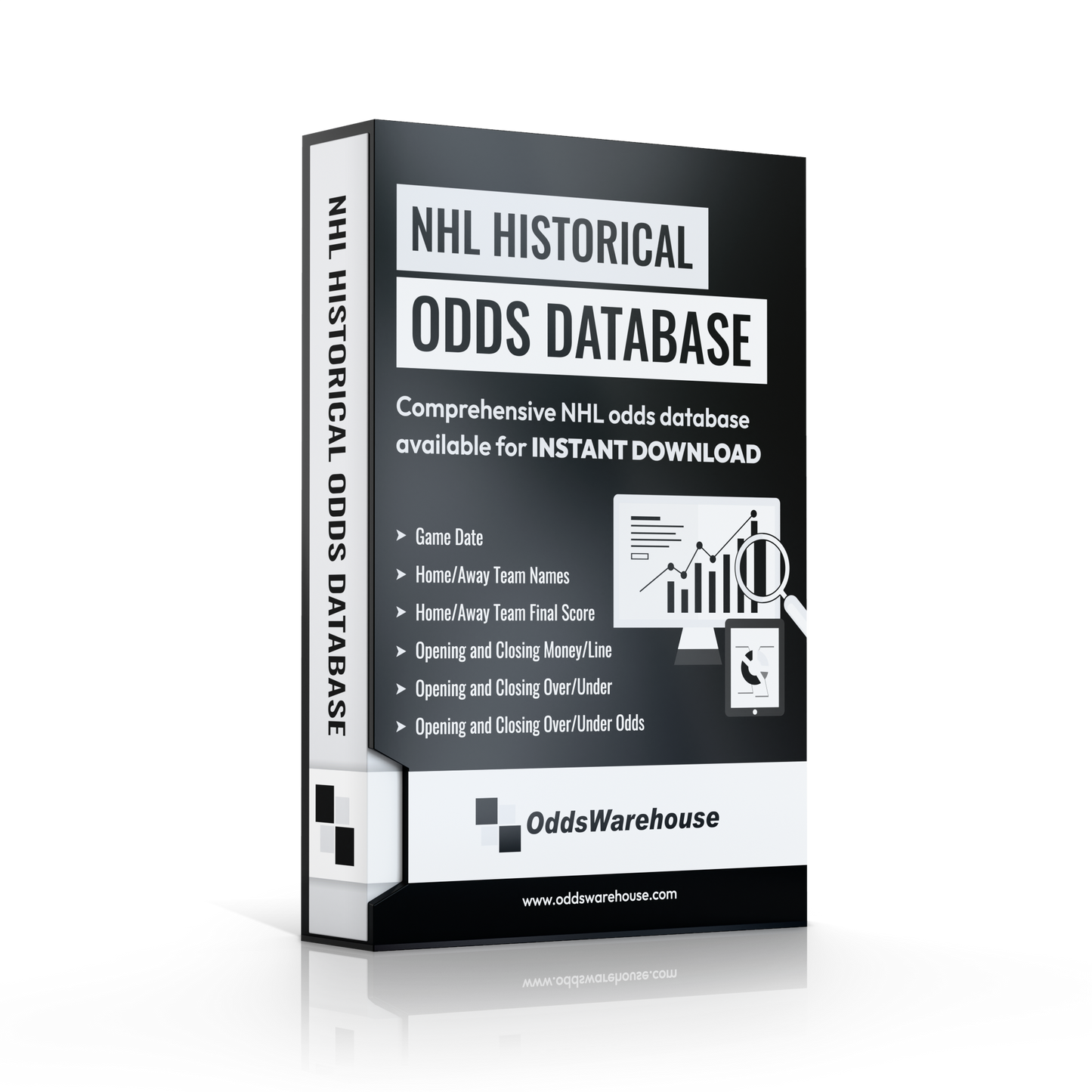 NHL Historical Betting Odds Database — One-Time Download