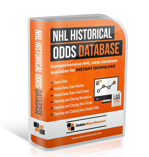 OddsWarehouse NHL Hockey Sports Odds Database